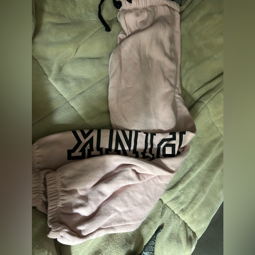 Pink sweatpants